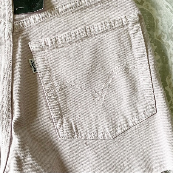 LEVI’S Ribcage Jean Shorts Purple 24 NWT - Picture 4 of 12